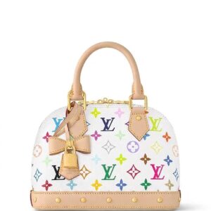 LOUIS VUITTON LV x TM Monogram Multicolor Alma BB - White