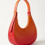 Mac Duggal Ombre Leather Hobo Shoulder Bag
